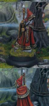 High elf mage by Theminiaturepainter