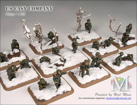 Flames of War - US Easy Company - Commission Work by MFAAC