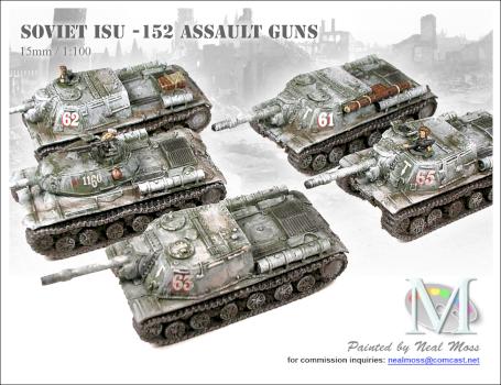 Flames of War - German ISU Assault Guns - Commission Work by MFAAC
