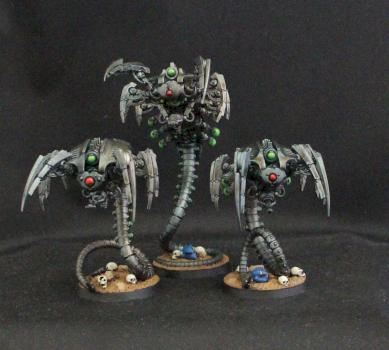 Necron Canoptek Wraiths by Rin