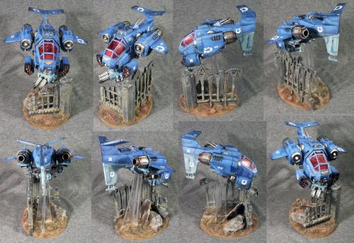 Space Marine Stormtalon Gunship by Grigory