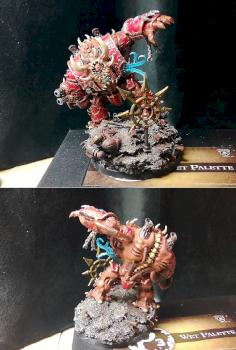 Hellbrute on wartorn rubble by tedkoob