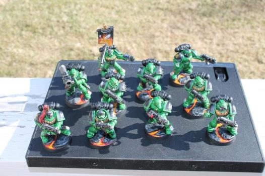 Salamanders 2nd company 1th squad by Gingalain