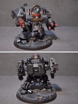 Grey Knights Venerable Dreadnaught by bradshaw