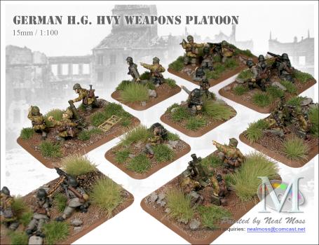 Flames of War - German HG HVY Weaons Team - Commission Work by MFAAC