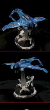 Tau Empire - Sunshark Bomber/Razorshark Fighter by DreamKnight