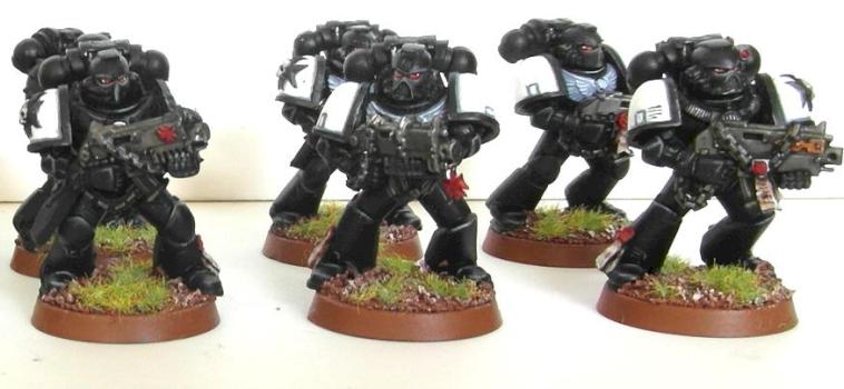 Black Templars Tactical squad by baddruck