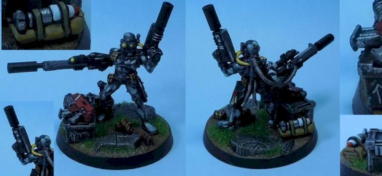 40k Grey Knight Vindicare Assassin by Donkeee