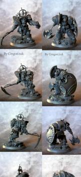 1 Renegade Space Marine Terminator Close Combat Squad + HQ by GobBoss