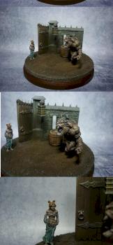 The Ogre and the little girl by Matpaint