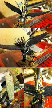 High Elf Prince on Griffon (Eltharion) by Mr D