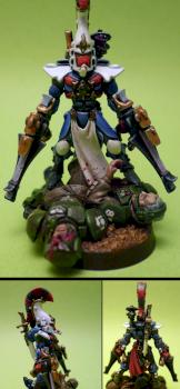 Dire Avenger Eldar Autarch by -Volsung-