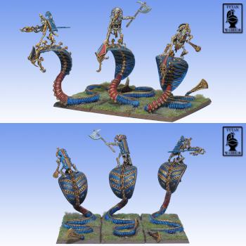 Warhammer Tomb Kings Necropolis Knights by tytan_warrior