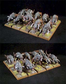 Chaos Warhounds by tousgeo