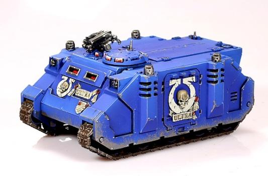 Warhammer 40k Ultramarine's Rhino by Firefly