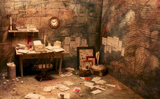 Le bureau de l'écrivain anonyme. by gandalf95