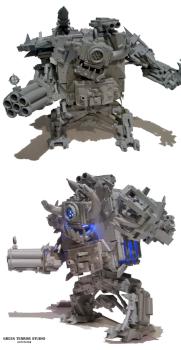 Mega Deff Dread / Ork Stomp by GreenTerror