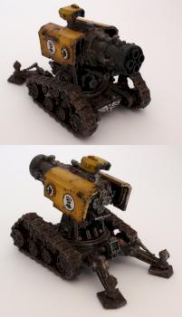 Imperial Fists Thunderfire Cannon by qazedc