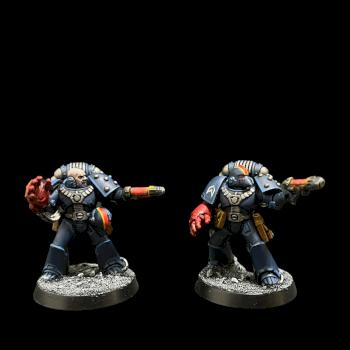 Classic Crimson Fists Seargents by sonzofhoruz