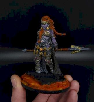 Vanja, Fire Giant Queen by Raptorcat2007