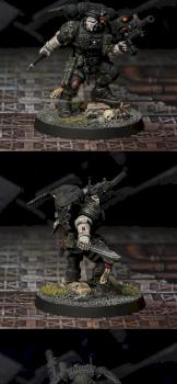 Raven Guard Lieutenant in Phobos Armor by matveyev_d