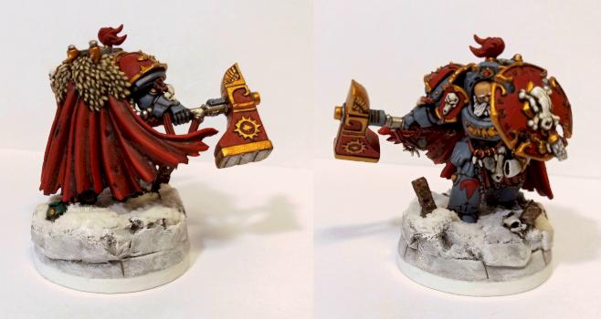 Space wolves wolf guard in terminator armour 4 by Ulfhrafn Grim
