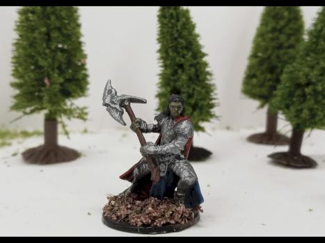 Half-orc Paladin by agent_marvell