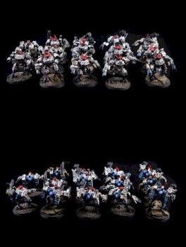 XV8x Crisis Battlesuit Team by cool-minis.com