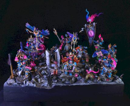 Brothers or Retaliation. Tzeentch themed Kill Team by Niarac