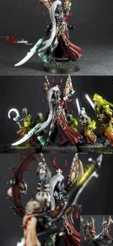 Raging Heroes Drukhari Archon by GillianH