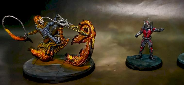 Ghost rider and ant man by raivan
