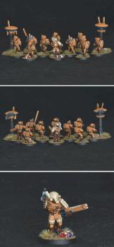 Tau Fire warrior strike team by Shi Vral