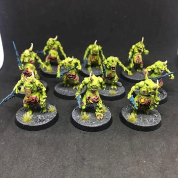 Plaguebearers OF DAEMONS NURGLE MAGGOTKIN OF NURGLE WARHAMMER by juanlurockerman