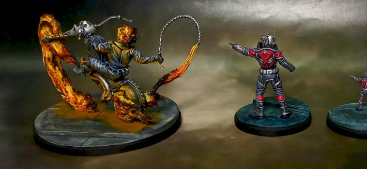 Ghost rider and ant man rear view by raivan