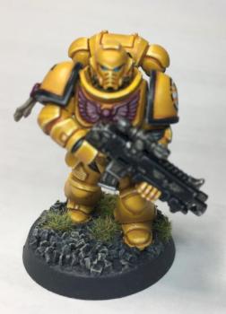 Imperial Fist Space Marine by BrazenGuard