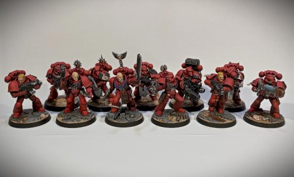 Blood Angels Tactical Marines by Chesterfield