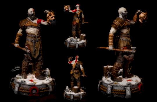Kratos, God of War by Vectorum