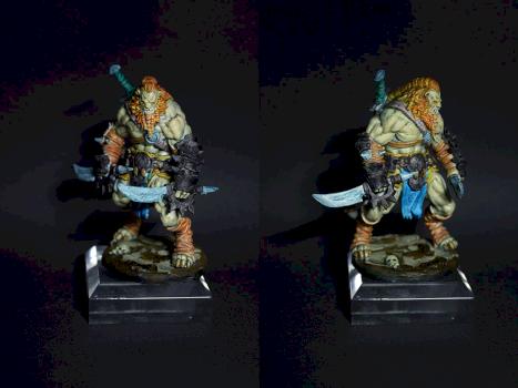 Lion Hero from Bestiarum Miniatures by Crozen