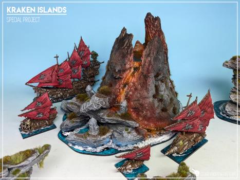 Volcano Island by Scarhandpainting