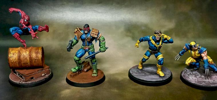 Marvel crisis protocol superheroes by raivan