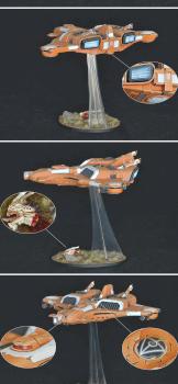Tau barracuda fighter by Shi Vral