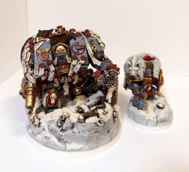 Space wolves Siege Dreadnought 2 by Ulfhrafn Grim
