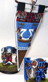 Ultramarines 1st Co Stadard Bearer by BigJim