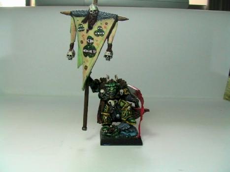 Nurgle beastman Standard banner by unholy1