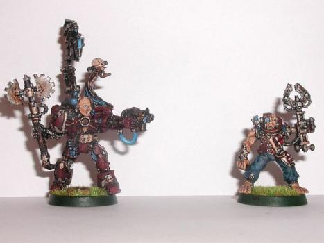 Iron father and Servitor by elVincent