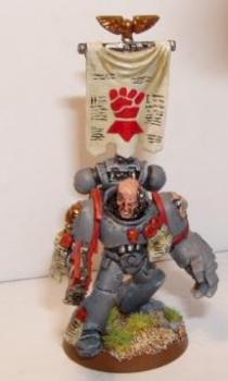 Emperors Fists Space Marine Veteran Sergeant by fraggL