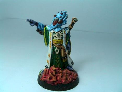 Eldar Farseer on Fire by unholy1