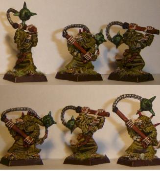 Skaven Plague Censer Bearers by clan atrophy