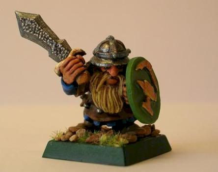 Dwarf Warrior by orctrader