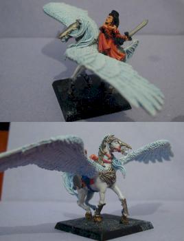 Wizard on pegasus, WiP by Lord Warrior